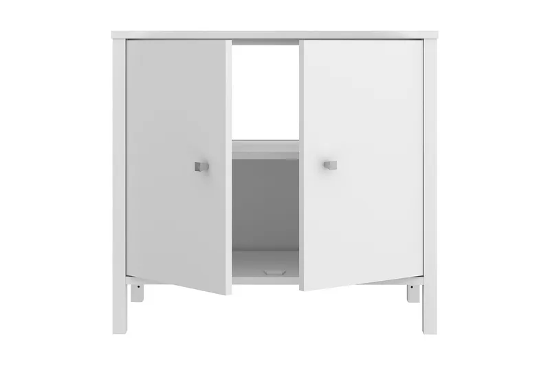 Elsassona Tvättställsskåp 35x64 cm 2 Skåp - Vit - Hus & renovering - Kök & bad - Badrum - Badrumsmöbler & badrumsinredning - Tvättställsskåp & kommod