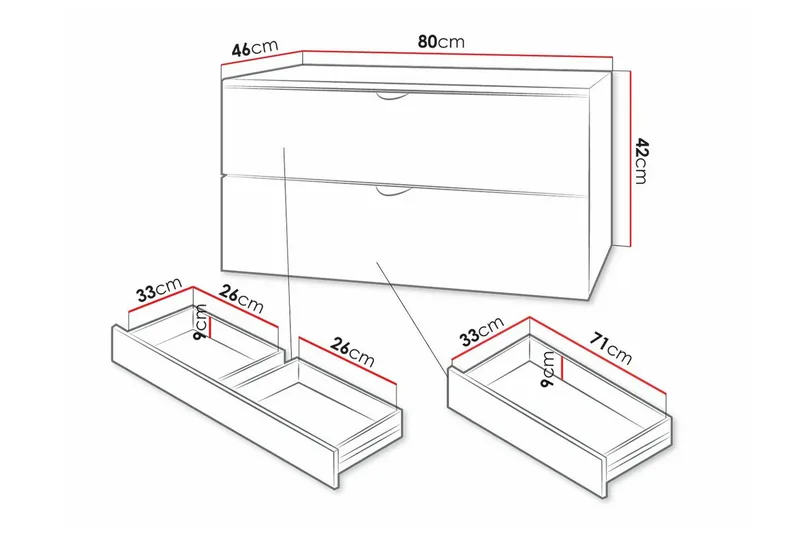 Glenndale Tvättställsskåp Concept 55 Black - Hus & renovering - Kök & bad - Badrum - Badrumsmöbler & badrumsinredning - Tvättställsskåp & kommod