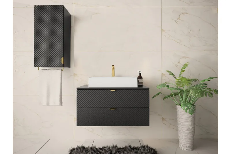 Glenndale Tvättställsskåp Concept 55 Black - Hus & renovering - Kök & bad - Badrum - Badrumsmöbler & badrumsinredning - Tvättställsskåp & kommod