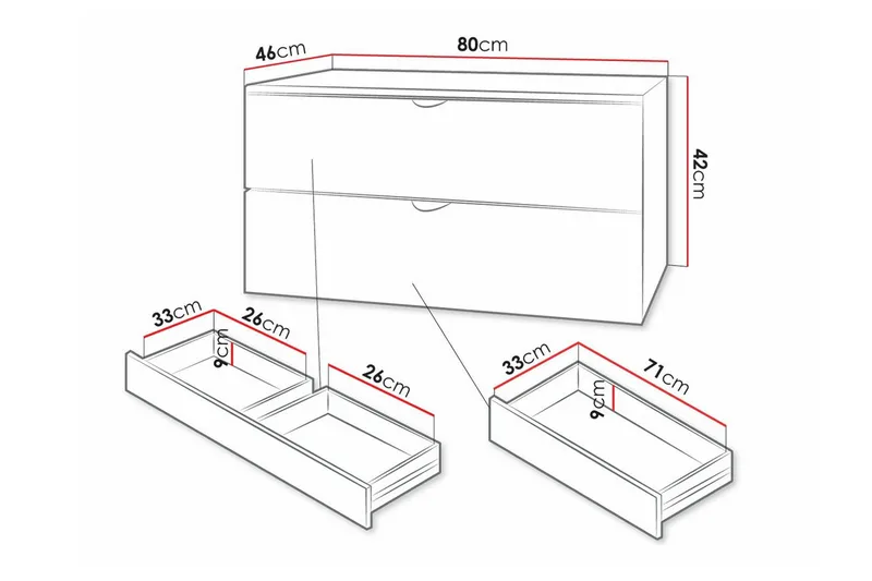 Glenndale Tvättställsskåp - Svart - Hus & renovering - Kök & bad - Badrum - Badrumsmöbler & badrumsinredning - Tvättställsskåp & kommod