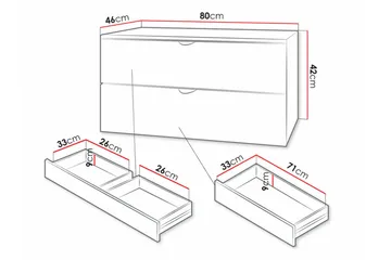 Glenndale Tvättställsskåp - Vit - Hus & renovering - Kök & bad - Badrum - Badrumsmöbler & badrumsinredning - Tvättställsskåp & kommod