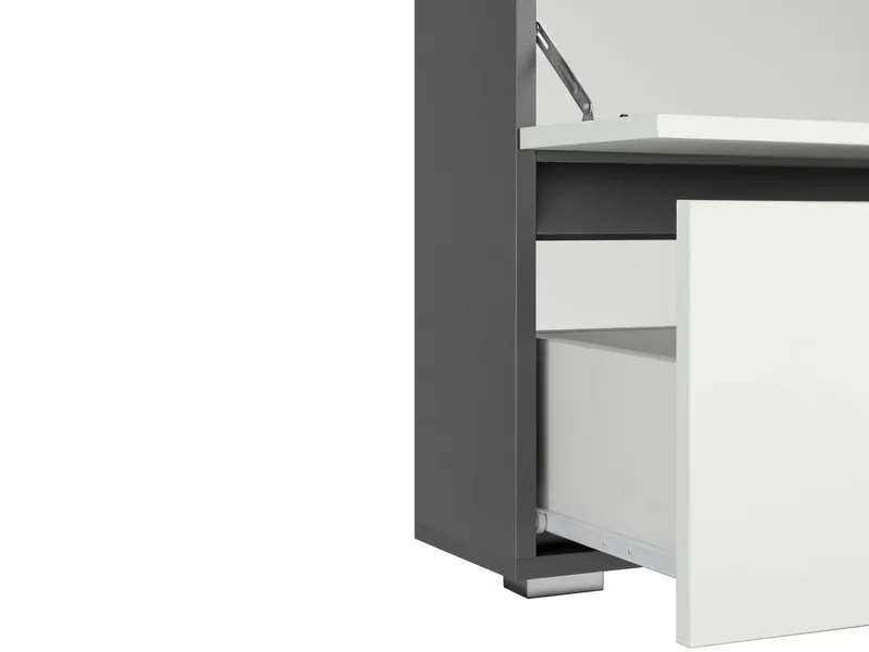 Hudnall Tvättställsskåp 60x35 cm - Antracit/Vit - Hus & renovering - Kök & bad - Badrum - Badrumsmöbler & badrumsinredning - Tvättställsskåp & kommod