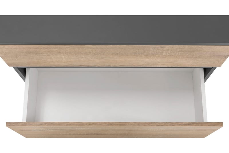 Hudnall Tvättställsskåp 80x35 cm - Antracit/Vit - Hus & renovering - Kök & bad - Badrum - Badrumsmöbler & badrumsinredning - Tvättställsskåp & kommod
