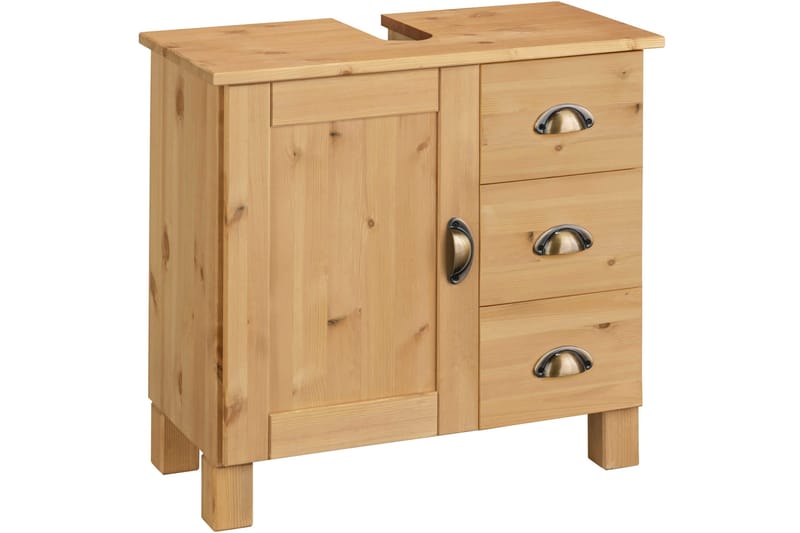 Moglielle Tvättställsskåp - Brun - Hus & renovering - Kök & bad - Badrum - Badrumsmöbler & badrumsinredning - Tvättställsskåp & kommod