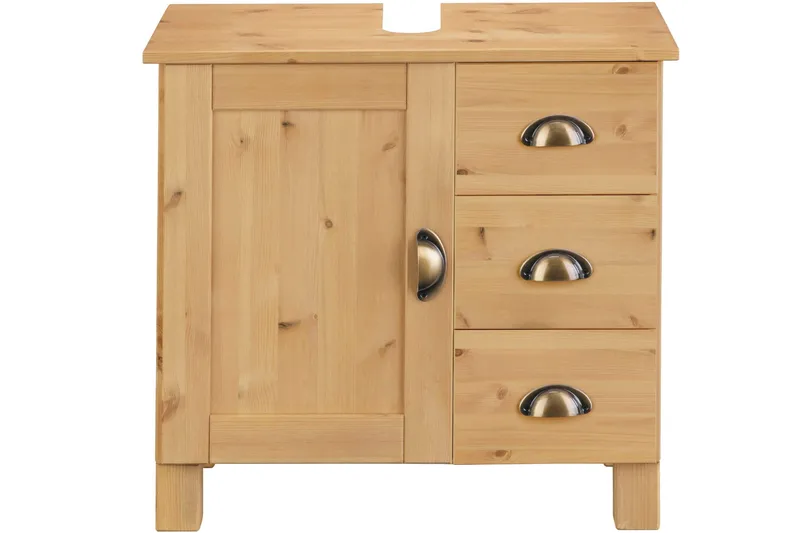 Moglielle Tvättställsskåp - Brun - Hus & renovering - Kök & bad - Badrum - Badrumsmöbler & badrumsinredning - Tvättställsskåp & kommod