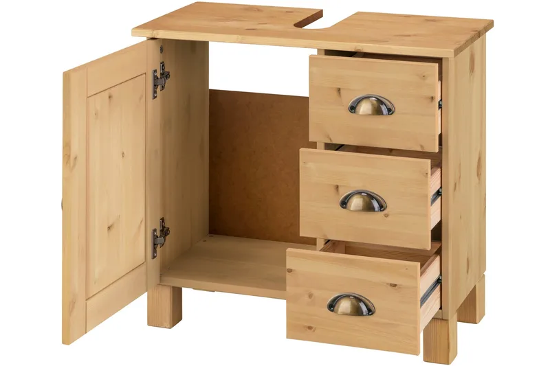 Moglielle Tvättställsskåp - Brun - Hus & renovering - Kök & bad - Badrum - Badrumsmöbler & badrumsinredning - Tvättställsskåp & kommod