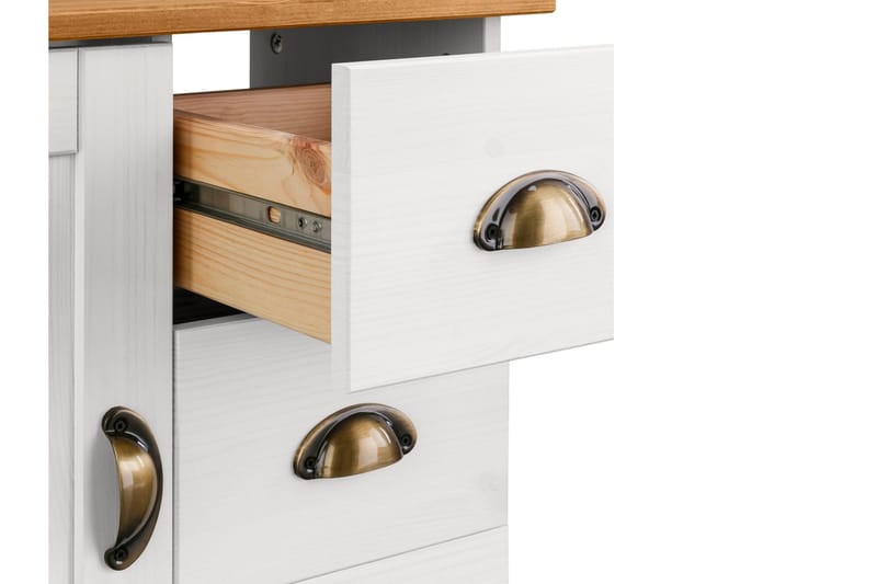 Moglielle Tvättställsskåp - Vit/Brun - Hus & renovering - Kök & bad - Badrum - Badrumsmöbler & badrumsinredning - Tvättställsskåp & kommod