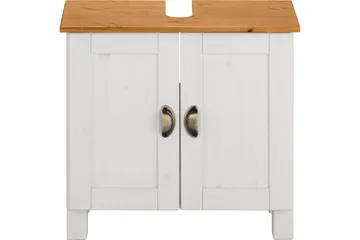 Moglielle Tvättställsskåp - Vit/Brun - Hus & renovering - Kök & bad - Badrum - Badrumsmöbler & badrumsinredning - Tvättställsskåp & kommod