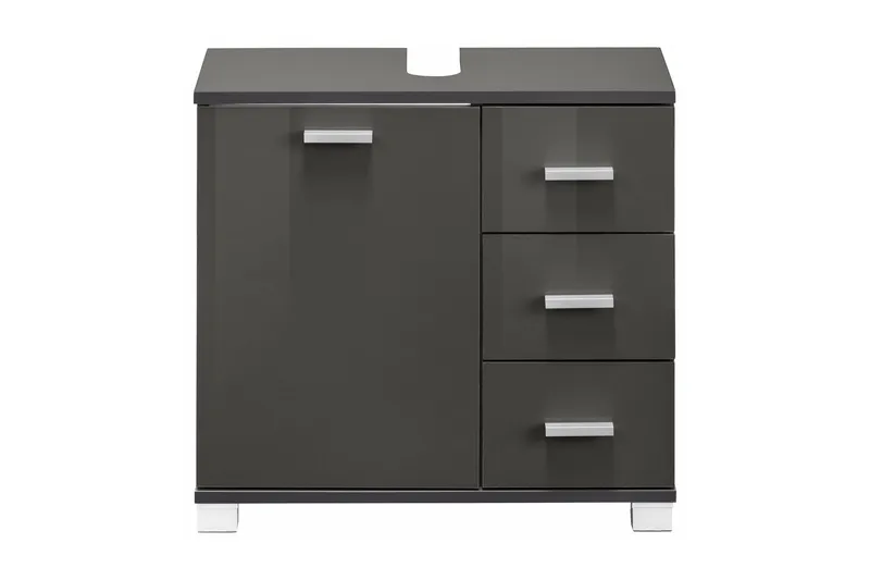 Ripika Tvättställ 60x55 cm - Grå - Hus & renovering - Kök & bad - Badrum - Badrumsmöbler & badrumsinredning - Tvättställsskåp & kommod