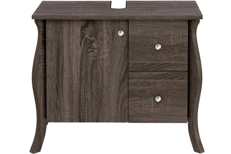 Talkon Tvättställsskåp - Mörkbrun - Hus & renovering - Kök & bad - Badrum - Badrumsmöbler & badrumsinredning - Tvättställsskåp & kommod