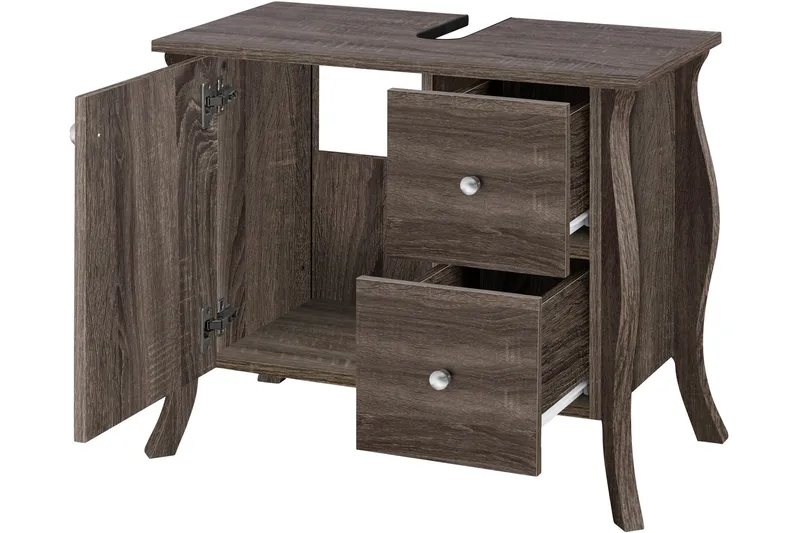 Talkon Tvättställsskåp - Mörkbrun - Hus & renovering - Kök & bad - Badrum - Badrumsmöbler & badrumsinredning - Tvättställsskåp & kommod