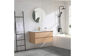 Tvättställsskåp Bahtlife Lättsam 1000 Natur Ek - Hus & renovering - Kök & bad - Badrum - Badrumsmöbler & badrumsinredning - Tvättställsskåp & kommod
