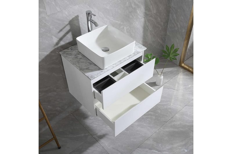 Tvättställsskåp Bathlife Extas Vit - Bathlife - Hus & renovering - Kök & bad - Badrum - Badrumsmöbler & badrumsinredning - Tvättställsskåp & kommod