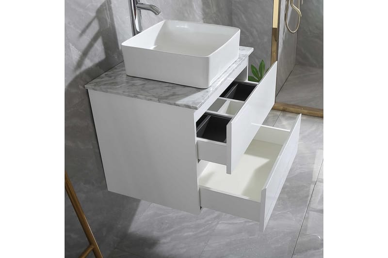 Tvättställsskåp Bathlife Extas Vit - Bathlife - Hus & renovering - Kök & bad - Badrum - Badrumsmöbler & badrumsinredning - Tvättställsskåp & kommod