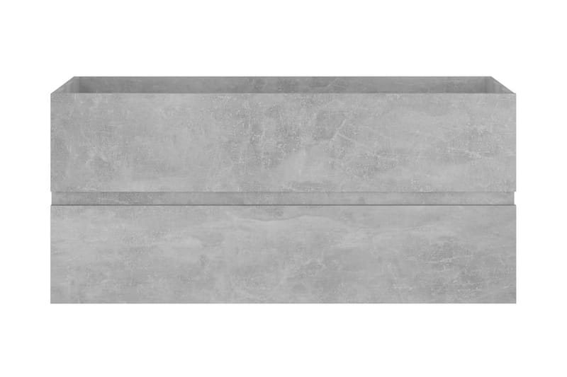Tvättställsskåp betonggrå 100x38,5x45 cm spånskiva - Grå - Hus & renovering - Kök & bad - Badrum - Badrumsmöbler & badrumsinredning - Tvättställsskåp & kommod