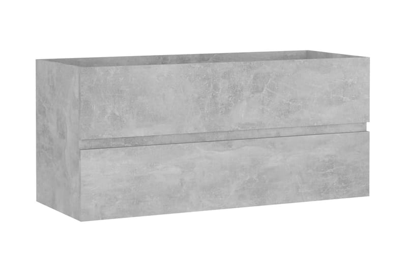 Tvättställsskåp betonggrå 100x38,5x45 cm spånskiva - Grå - Hus & renovering - Kök & bad - Badrum - Badrumsmöbler & badrumsinredning - Tvättställsskåp & kommod
