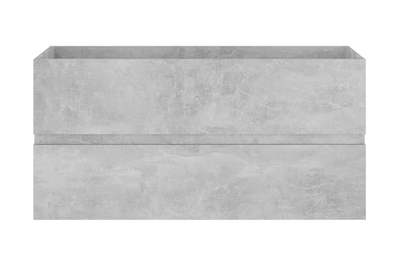 Tvättställsskåp betonggrå 90x38,5x45 cm spånskiva - Grå - Hus & renovering - Kök & bad - Badrum - Badrumsmöbler & badrumsinredning - Tvättställsskåp & kommod