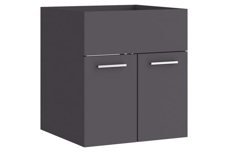 Tvättställsskåp grå 41x38,5x46 cm spånskiva - Grå - Hus & renovering - Kök & bad - Badrum - Badrumsmöbler & badrumsinredning - Tvättställsskåp & kommod