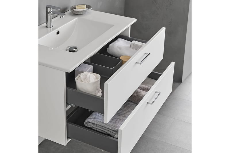 Tvättställsskåp Lycklig Vit 800 M Tvättställ - Bathlife - Hus & renovering - Kök & bad - Badrum - Badrumsmöbler & badrumsinredning - Tvättställsskåp & kommod