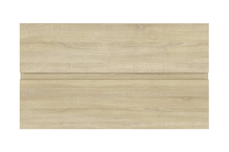 Tvättställsskåp sonoma-ek 80x38,5x45 cm spånskiva - Brun - Hus & renovering - Kök & bad - Badrum - Badrumsmöbler & badrumsinredning - Tvättställsskåp & kommod