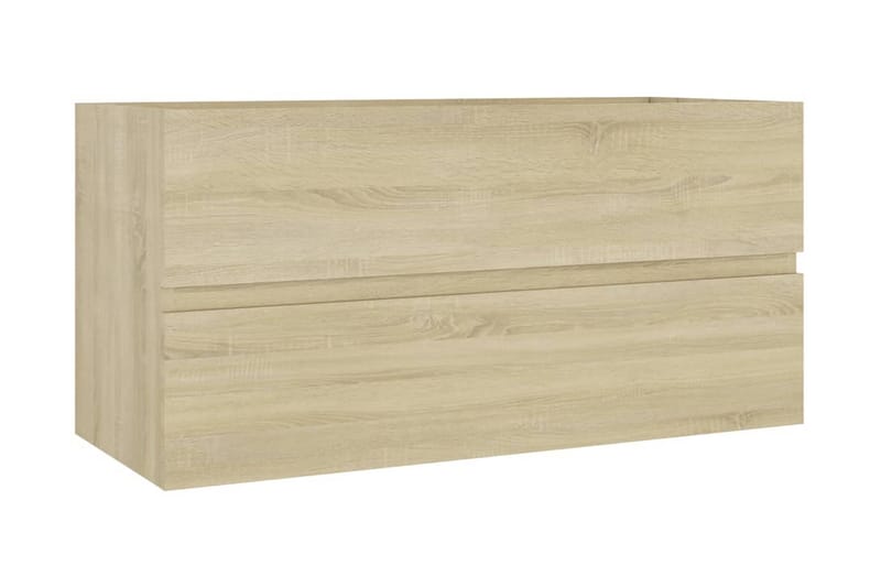 Tvättställsskåp sonoma-ek 90x38,5x45 cm spånskiva - Brun - Hus & renovering - Kök & bad - Badrum - Badrumsmöbler & badrumsinredning - Tvättställsskåp & kommod