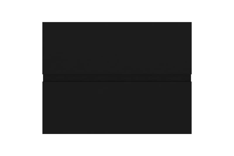 Tvättställsskåp svart 60x38,5x45 cm spånskiva - Svart - Hus & renovering - Kök & bad - Badrum - Badrumsmöbler & badrumsinredning - Tvättställsskåp & kommod