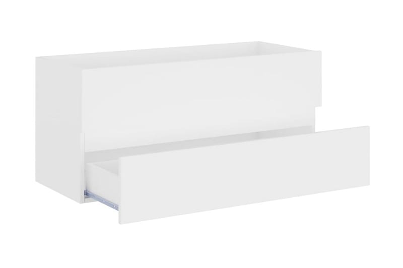 Tvättställsskåp vit 100x38,5x45 cm spånskiva - Vit - Hus & renovering - Kök & bad - Badrum - Badrumsmöbler & badrumsinredning - Tvättställsskåp & kommod
