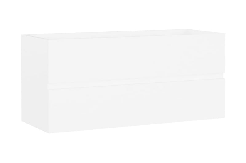 Tvättställsskåp vit 100x38,5x45 cm spånskiva - Vit - Hus & renovering - Kök & bad - Badrum - Badrumsmöbler & badrumsinredning - Tvättställsskåp & kommod