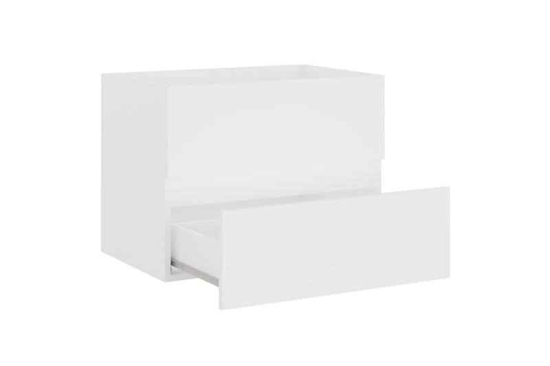 Tvättställsskåp vit 60x38,5x45 cm spånskiva - Vit - Hus & renovering - Kök & bad - Badrum - Badrumsmöbler & badrumsinredning - Tvättställsskåp & kommod