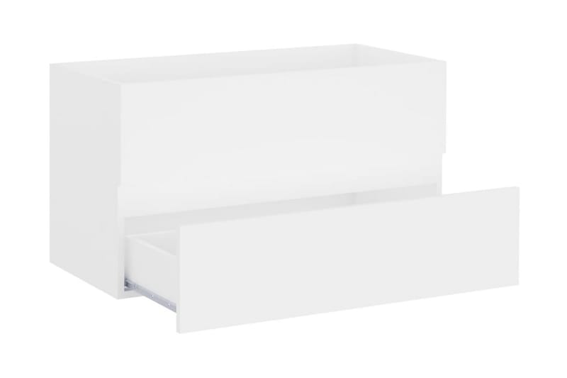 Tvättställsskåp vit 80x38,5x45 cm spånskiva - Vit - Hus & renovering - Kök & bad - Badrum - Badrumsmöbler & badrumsinredning - Tvättställsskåp & kommod