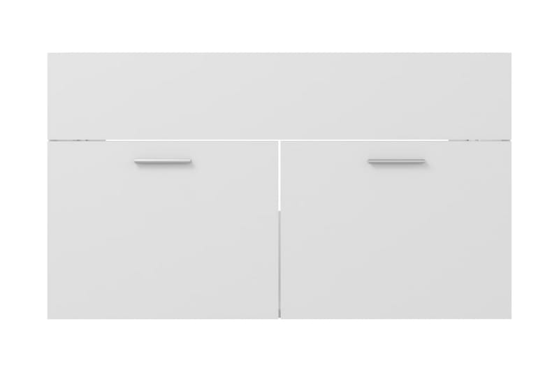 Tvättställsskåp vit 80x38,5x46 cm spånskiva - Vit - Hus & renovering - Kök & bad - Badrum - Badrumsmöbler & badrumsinredning - Tvättställsskåp & kommod