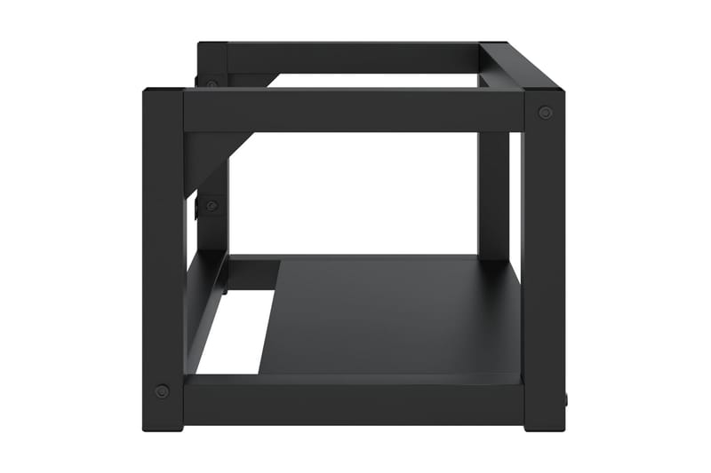 Väggmonterad ram för tvättställ svart 59x38x31 cm järn - Svart - Hus & renovering - Kök & bad - Badrum - Badrumsmöbler & badrumsinredning - Tvättställsskåp & kommod