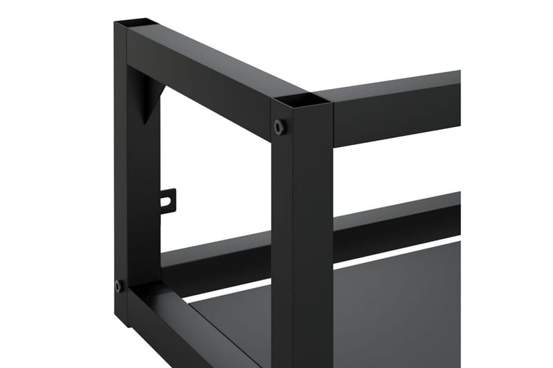 Väggmonterad ram för tvättställ svart 59x38x31 cm järn - Svart - Hus & renovering - Kök & bad - Badrum - Badrumsmöbler & badrumsinredning - Tvättställsskåp & kommod