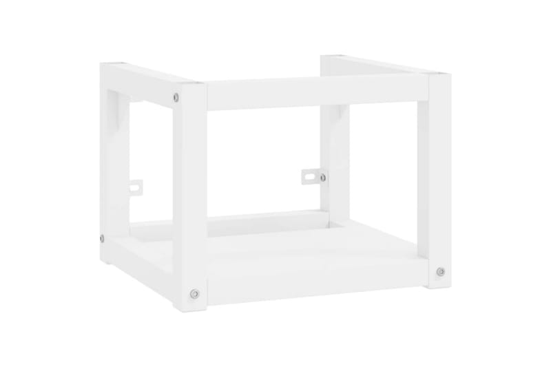 Väggmonterad ram för tvättställ vit 40x38x31 cm järn - Vit - Hus & renovering - Kök & bad - Badrum - Badrumsmöbler & badrumsinredning - Tvättställsskåp & kommod