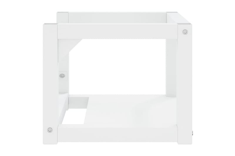 Väggmonterad ram för tvättställ vit 40x38x31 cm järn - Vit - Hus & renovering - Kök & bad - Badrum - Badrumsmöbler & badrumsinredning - Tvättställsskåp & kommod