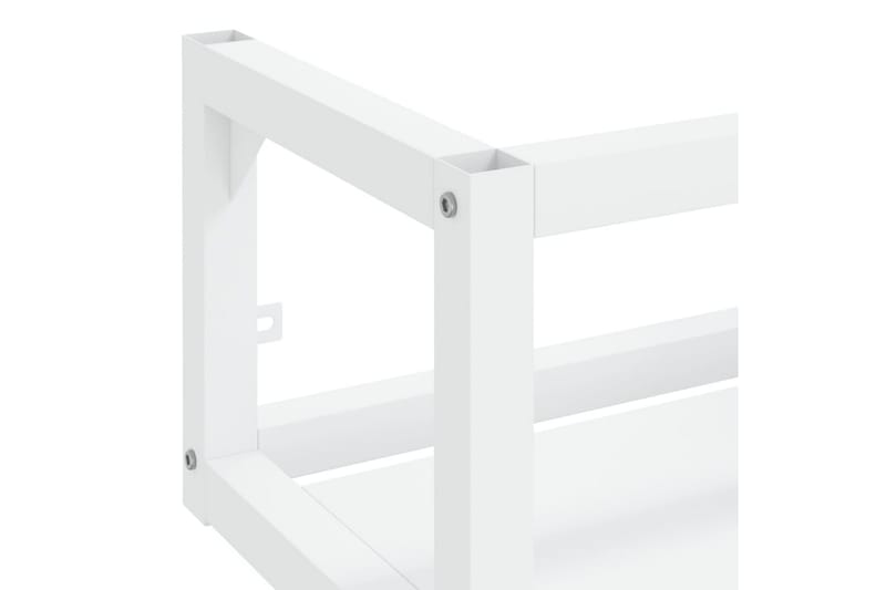 Väggmonterad ram för tvättställ vit 40x38x31 cm järn - Vit - Hus & renovering - Kök & bad - Badrum - Badrumsmöbler & badrumsinredning - Tvättställsskåp & kommod
