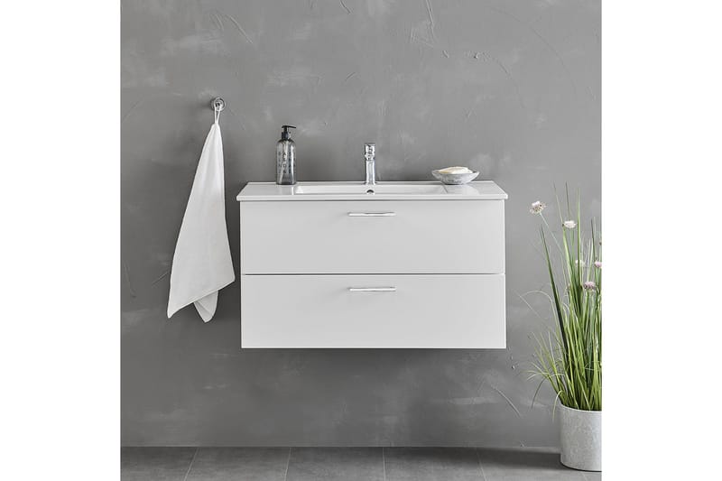 Tvättställsskåp Lycklig Vit 800 M Tvättställ - Hus & renovering - Kök & bad - Badrum - Badrumsmöbler & badrumsinredning - Tvättställsskåp & kommod