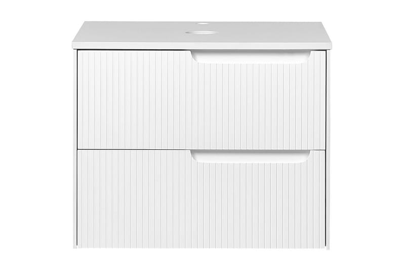 Tvättställsskåp Quintela Vit, 60x52x48 cm - Vit, 60x52x48 cm - Hus & renovering - Kök & bad - Badrum - Badrumsmöbler & badrumsinredning - Badrumsskåp