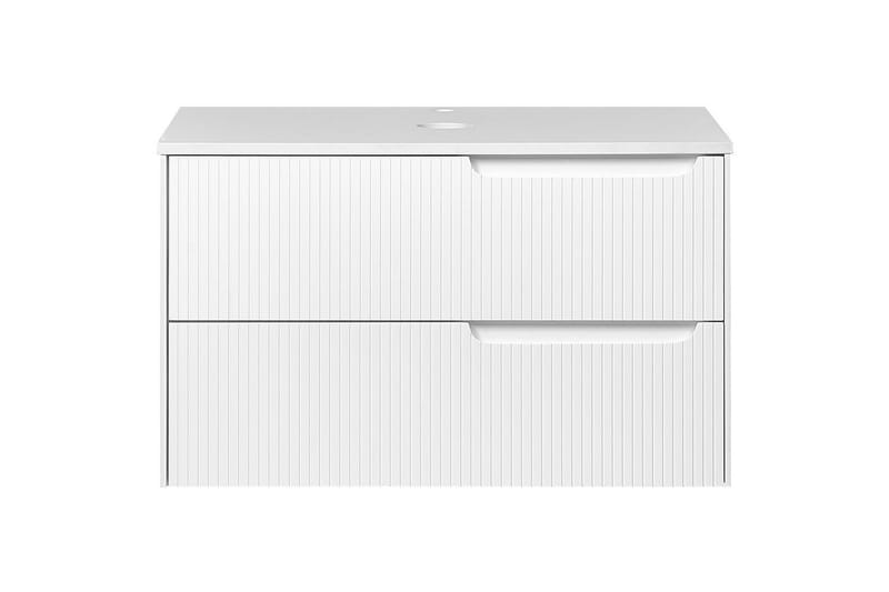 Tvättställsskåp Quintela Vit, 80x52x48 cm - Vit, 80x52x48 cm - Hus & renovering - Kök & bad - Badrum - Badrumsmöbler & badrumsinredning - Badrumsskåp