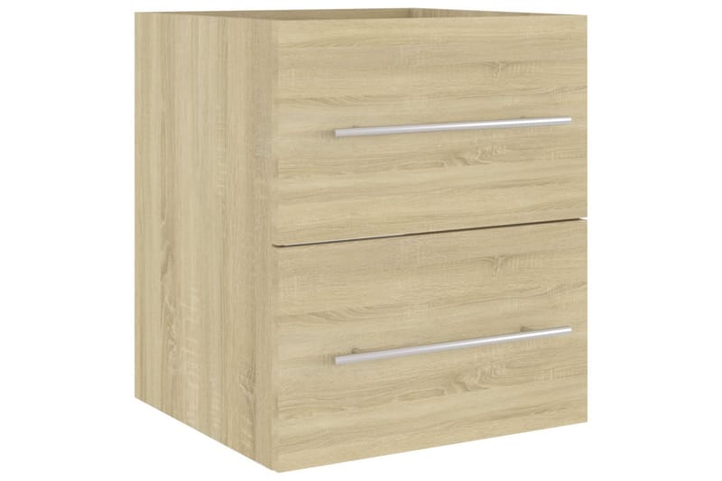 Tvättställsskåp sonoma-ek 41x38,5x48 cm spånskiva - Brun - Hus & renovering - Kök & bad - Badrum - Badrumsmöbler & badrumsinredning - Tvättställsskåp & kommod