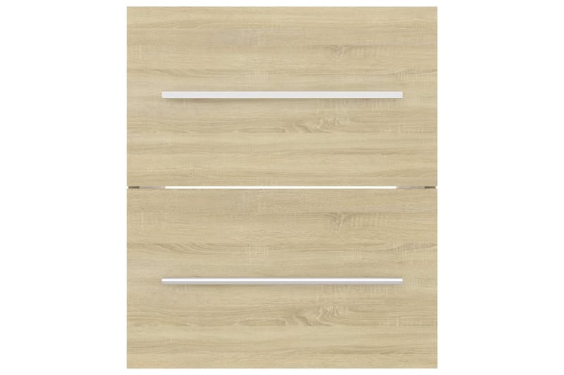 Tvättställsskåp sonoma-ek 41x38,5x48 cm spånskiva - Brun - Hus & renovering - Kök & bad - Badrum - Badrumsmöbler & badrumsinredning - Tvättställsskåp & kommod