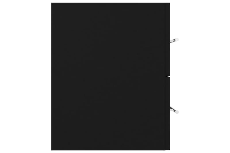 Tvättställsskåp svart 100x38,5x48 cm spånskiva - Svart - Hus & renovering - Kök & bad - Badrum - Badrumsmöbler & badrumsinredning - Tvättställsskåp & kommod