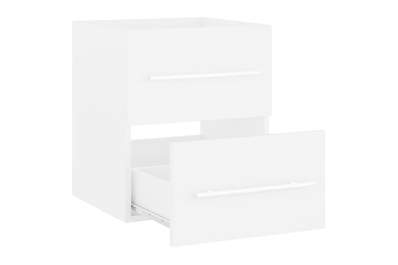 Tvättställsskåp vit 41x38,5x48 cm spånskiva - Vit - Hus & renovering - Kök & bad - Badrum - Badrumsmöbler & badrumsinredning - Tvättställsskåp & kommod