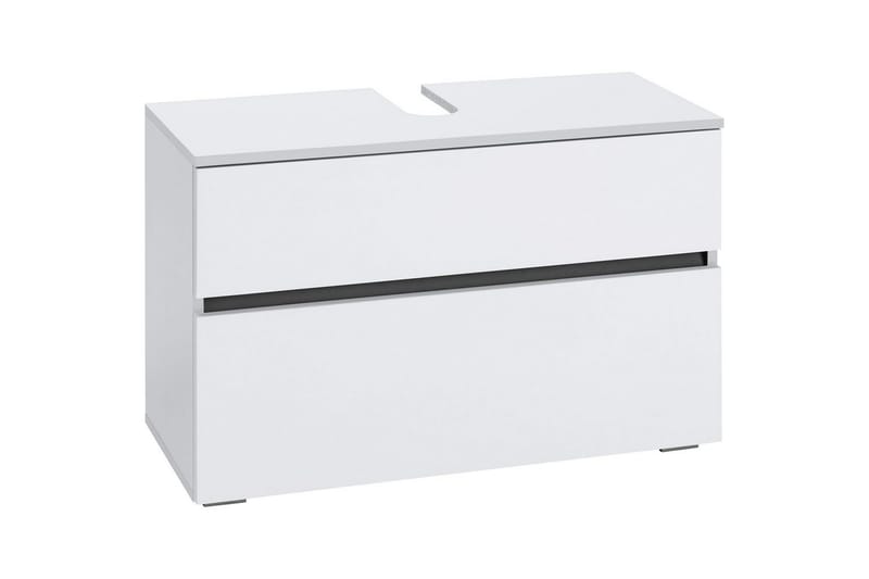 Tvättställsskåp Wisla 80x35x55 cm, Vit - 80x35x55 cm, Vit - Hus & renovering - Kök & bad - Badrum - Badrumsmöbler & badrumsinredning - Badrumsskåp