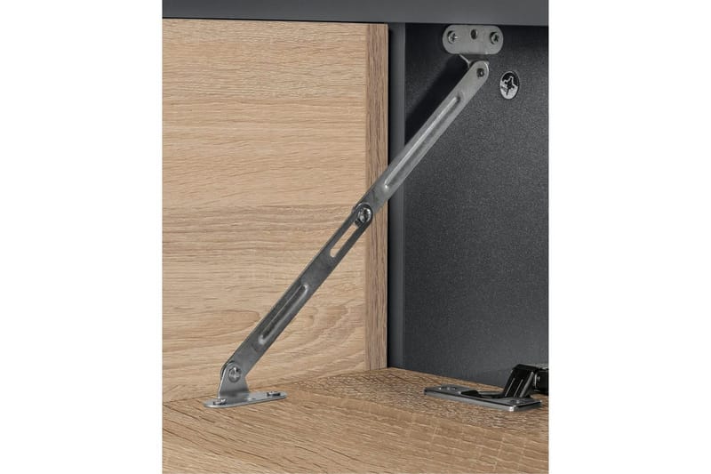 Tvättställsskåp Wisla 80x45x53 cm, Antracit/Ek - 80x45x53 cm, Antracit/Ek - Hus & renovering - Kök & bad - Badrum - Badrumsmöbler & badrumsinredning - Tvättställsskåp & kommod