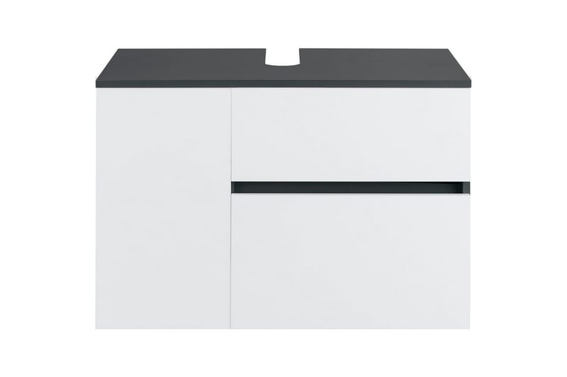 Tvättställsskåp Wisla 80x45x53 cm, Antracit/Vit - 80x45x53 cm, Antracit/Vit - Hus & renovering - Kök & bad - Badrum - Badrumsmöbler & badrumsinredning - Badrumsskåp