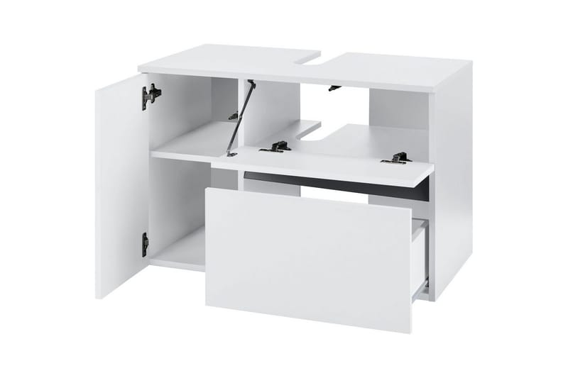 Tvättställsskåp Wisla 80x45x53 cm, Vit - 80x45x53 cm, Vit - Hus & renovering - Kök & bad - Badrum - Badrumsmöbler & badrumsinredning - Badrumsskåp