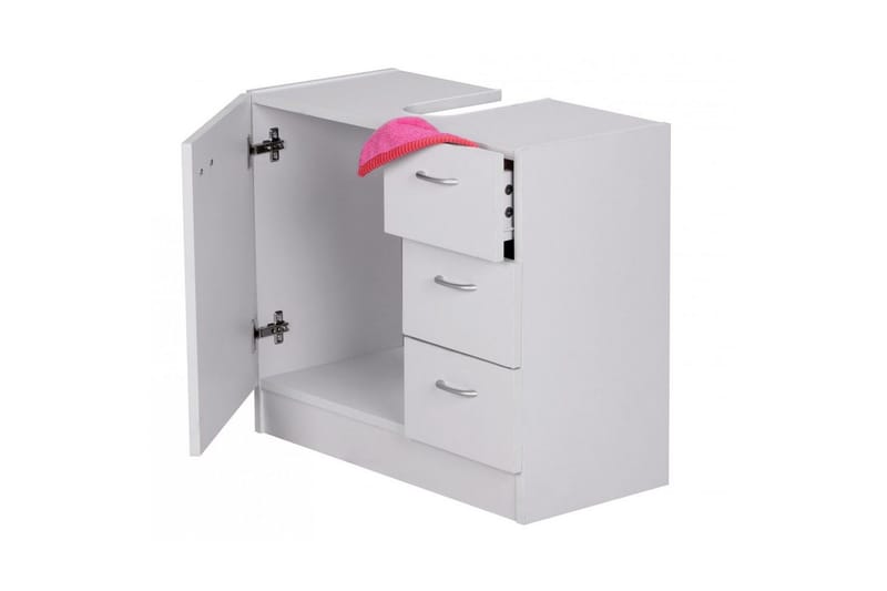Tvättställsskåp Wohnling Folierad spånskiva 1 dörr 3 lådor modern - Hus & renovering - Kök & bad - Badrum - Badrumsmöbler & badrumsinredning - Badrumsskåp