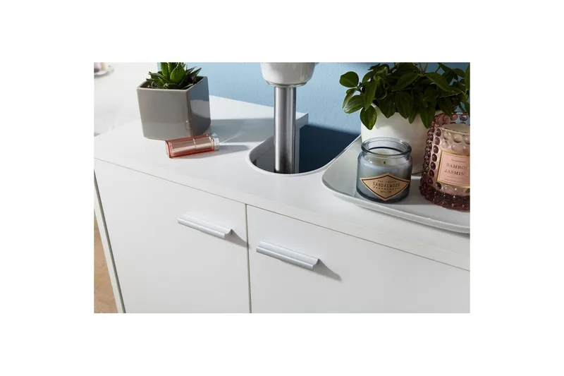 Tvättställsskåp Wohnling Folierad spånskiva 2 dörrar kontor modern - Hus & renovering - Kök & bad - Badrum - Badrumsmöbler & badrumsinredning - Badrumsskåp