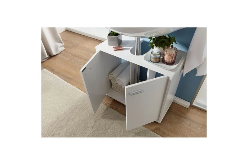 Tvättställsskåp Wohnling Folierad spånskiva 2 dörrar kontor modern - Hus & renovering - Kök & bad - Badrum - Badrumsmöbler & badrumsinredning - Badrumsskåp